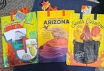 Trader Joe's Reusable Grocery Bag Shopping Tote New Jersey Arizona & Sc Lot Nwt. Fixed Price $14.94.