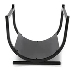 Small Metal Firewood Rack Indoor Log Holder Storage For Fireplace 14''. Fixed Price $38.91.