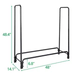 Firewood Log Rack Lumber Storage Holder For Fireplace Stove Pit 4FT. Fixed Price $40.19.