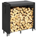 Lifewit 4 Ft Firewood Rack With Waterproof Cover, Indoor/outdoor St. Fixed Price $160.62.