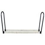 Homcomfort Firewood Log Rack Adjustable Steel Uprights Powder Coated 41 In.. Fixed Price $109.48.