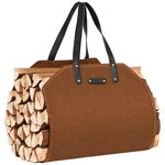 Permade Firewood Carrier With Real Leather Handles, Log For .... Fixed Price $14.38.