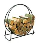 Panacea 15209 Black Tubular Steel Log Hoop Rack 40 In.. Fixed Price $72.57.