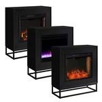 Southern Enterprises Sei Furniture Engineered Wood Electric Fireplace Black. Fixed Price $390.89.