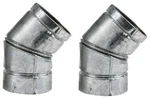 (2) Selkirk 244216 4VP-EL45 Type 4" Pellet Stove Chimney Pipe Degree Elbow. Fixed Price $148.89.