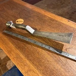 Very Early Offset Caulking Wrought Iron Builder Shop Tool Ship Antique. Fixed Price $80.00.