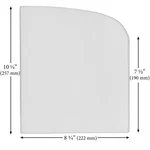 Vermont Castings Encore Right Glass: 30005299-AMP Default. Fixed Price $67.96.