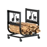 Firewood Rack, Powder Coated Steelwaterproof And Rust Proof, Bear Up To 150 P.... Fixed Price $61.08.