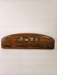 Vtg Colonial Village Coat & Hat Rack W/ 4 Pegs Solid Wood Wall Mount Cottagecore. Fixed Price $34.00.