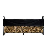 Reinforced Steel Firewood Rack 8FT With Weatherproof Cover Raised Drying Design. Fixed Price $94.57.