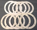 Stove, Fireplace 6 Round Combustion Blower Exhaust Motor Housing Gasket 10PK. Fixed Price $29.99.