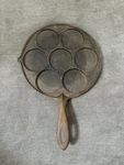 Jotul Vintage Cast Iron Plett Flat Pancake (9.5") Norway. Fixed Price $59.99.