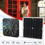 13.5INCH Solar Powered Panel 20W Exhaust Fan For Shed Attic Greenhouse Pet. Fixed Price $43.99.