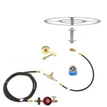 FR24CK+: Deluxe Propane Diy Gas Fire Pit Kit & 24" Lifetime Warranted 316 Burner. Fixed Price $371.00.