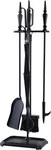Lichamp Gothic Fireplace Tools Set, 5-PIECES Indoor Outdoor Sturdy Fire.... Fixed Price $83.39.
