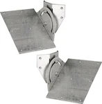 New Selkirk 200420 Chimney Pipe Universal Roof Support Kit 12" Stainless 8489627. Fixed Price $59.95.