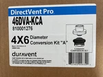 Duravent Directvent Pro Kit For Factory Built Conversion #46DVA-KCA X6 New. Fixed Price $89.99.