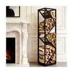 Yohsnor Indoor Firewood Rack - Adjustable Storage Holder For Fireplace & Outd.... Fixed Price $87.03.