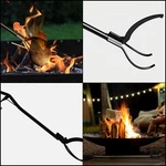 Fireplace Tongs Log Grabber For Pit & Wood Stove Tool. Fixed Price $29.74.