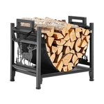 Vevor Indoor Firewood Rack 1.5 Ft Stable Steel Frame Log Holder For Fireplace. Fixed Price $36.99.