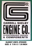 Carroll Shelby Hi- Performance Engines Vinyl Sticker Decal-vintage Road Racing. Fixed Price $8.68.