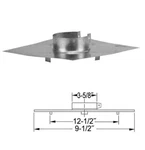 3'' Selkirk Pellet Vent Pipe Ceiling Support/firestop 3VP-CS. Fixed Price $45.00.