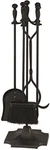 Rocky Mountain Goods 5 Pcs Fireplace Tool Set Black 31 Large - Shovel,. Fixed Price $94.98.