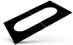 Selkirk 6T-PCPAJ Adjustable Pitched Ceiling Plate, Inch, Matte Black New. Fixed Price $39.99.