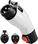 Tesla To J1772 Charging Adapter, Max 60A & 250V Electric Vehicle (white). Fixed Price $35.00.