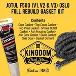 Jotul F500 Oslo Full Rebuild Gasket Kit W/cement *free Shipping!*. Fixed Price $69.50.
