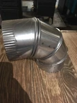 4 Stainless Steel 90 Elbow Keystoker Coal Stove Direct Vent. Fixed Price $39.99.