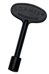 Dante Universal Valve Key, 3IN., Flat Black. Fixed Price $13.95.