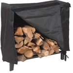 Dagan Black Log Holder Cover, 50IN. X 24IN.. Fixed Price $80.00.