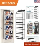 Clear Over The Door Hat Racks For Baseball Caps, Large Holds Up To 72 Ha.... Fixed Price $36.17.