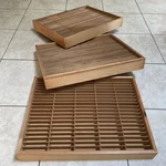 Vintage 100 Slot Napa Valley Wood Cassette Tape Case Holder Display 300 Total. Fixed Price $150.00.