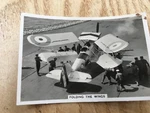Hms Eagle Aircraft Carrier S1696 Art Deco Small Photo On Trade Card 7/5CM. Fixed Price $20.38.