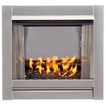 Duluth Forge Ventless Outdoor Gas Fireplace INSERT,24K BTU,MANUAL,DF450SS-G-RBLK. Fixed Price $1439.99.