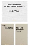 Quadrafire Wood Stove Baffle & Blanket PP2561 43M-ACC, 43ST-ACC. SRV7037-112. Fixed Price $105.95.