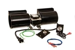 Fireplace Blower Fan Kit With Speed Knob Temperature Controlled 180 Cfm. Fixed Price $145.00.