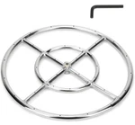 Stanbroil 18 Inch Round Fire Pit Burner Ring For Natural Gas & Propane - 304 Ss. Fixed Price $42.97.