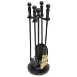 Minuteman Paxton Fireplace Tool Set, Black MINI-14BK. Fixed Price $144.99.