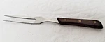 Vintage Lifetime Cutlery Avanti X Ss & Wood Meat Carving Serving Fork Utensil. Fixed Price $13.50.