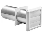Lambro 267W White Plastic Louvered Vent With Tail Pipe, 4-INCH. Fixed Price $16.00.