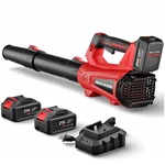 Cordless Leaf Blower 930CFM/197MPH & 6 Speed Levels Electric W/2 Batteries 4.5AH. Fixed Price $54.86.