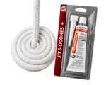 St. Croix Pellet Stove Firebox Door Gasket Kit 7/8" 8' With Jit Adhesive. Fixed Price $24.00.
