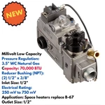 Replacement Millivolt Gas Valve Low Profile For Heatilator Heat-n-glo Fireplace. Fixed Price $166.88.