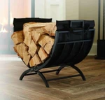 Style Selections, Log Steel Folding Bin Holder Portable Tote. Fixed Price $48.00.