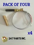 Pack Of Four Thermopile For Majestic Gas Fireplace 750MV 14-1021 Fc. Fixed Price $52.99.