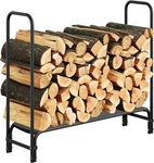 Firewood Rack Outdoor, Fireplace Log Holder With Fabric Mesh, Indoor Met. Fixed Price $88.99.