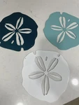 Three Sand Dollar Beach Decor. Powder Coated Metal For Indoor Outdoor. Fixed Price $15.99.